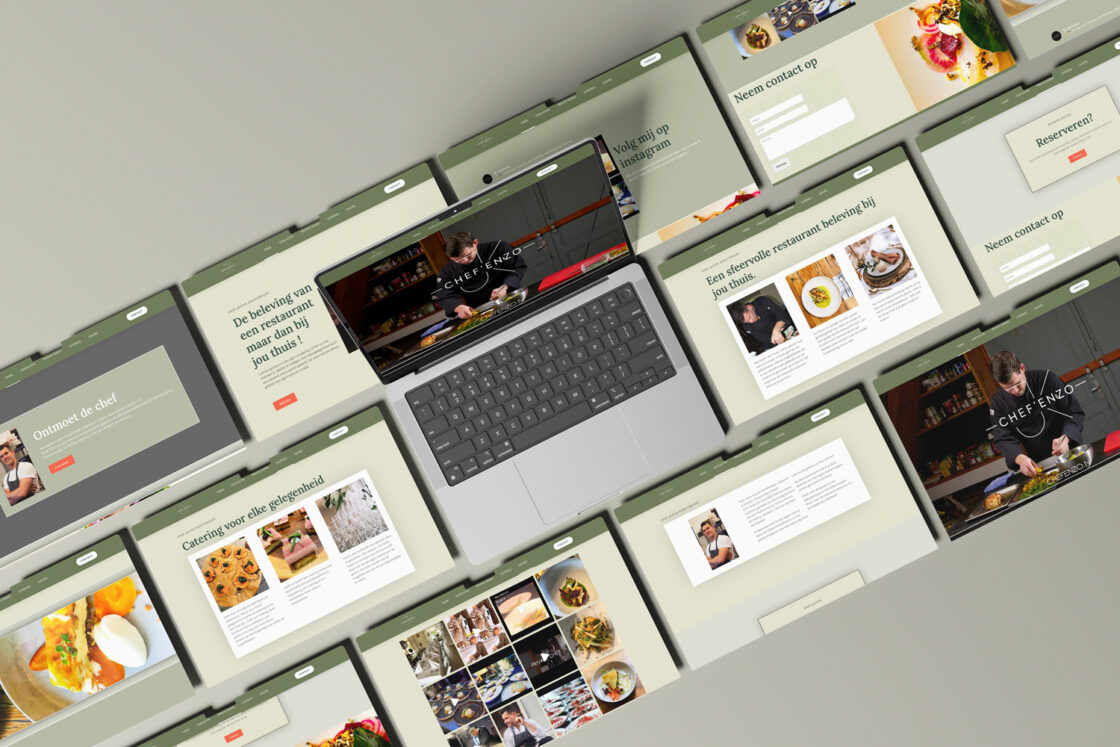 Chef en’zo! | Branding, Social Content & Website